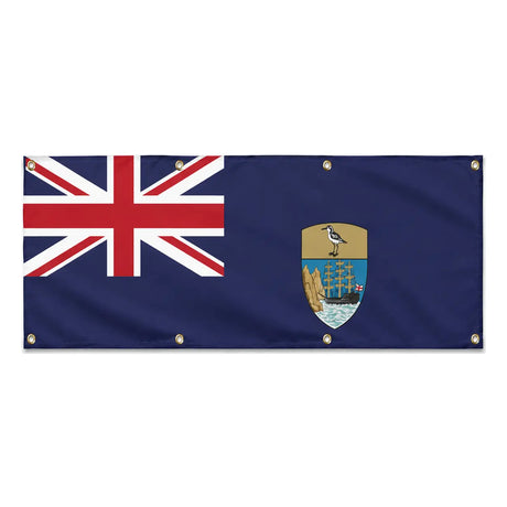 Drapeau sainte-hélène ascension tristan da cunha polyester