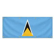 Drapeau sainte-lucie polyester résistant aux intempéries