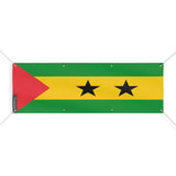 Drapeau de Sao Tomé-et-Principe 8 Oeillets en Plusieurs Tailles (L) - Pixelforma 