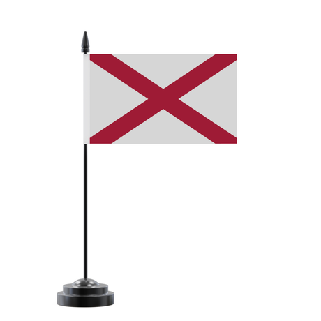 Drapeau de table alabama en polyester - pixelforma