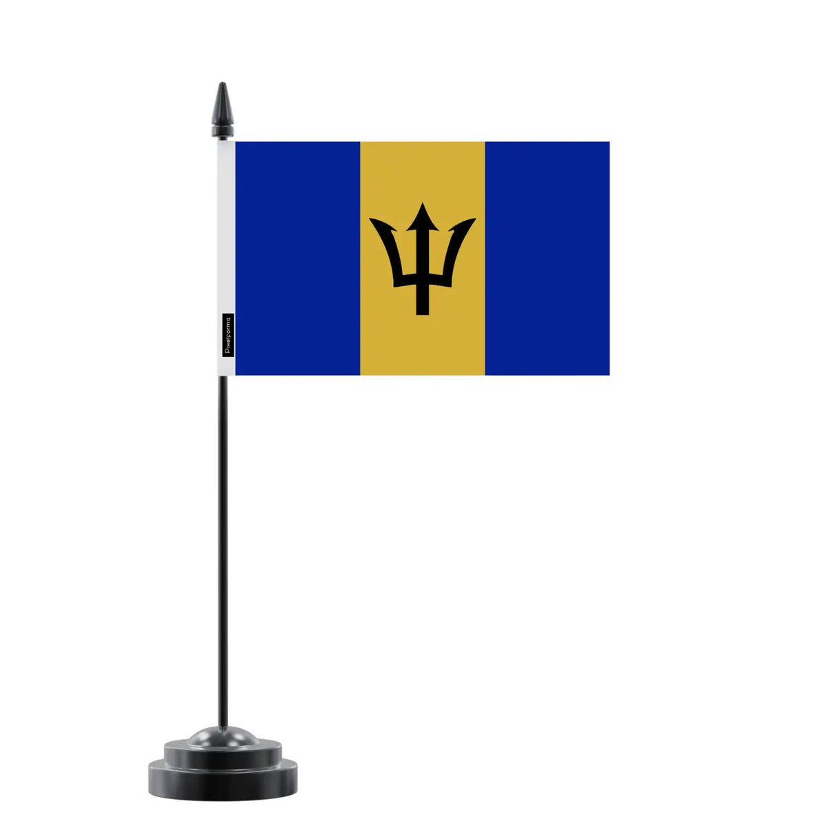 Drapeau de table barbade en polyester - pixelforma
