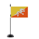 Drapeau de Table Bhoutan en Polyester - Pixelforma 