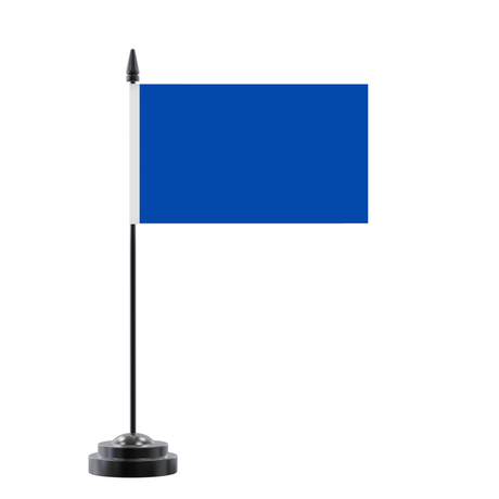 Drapeau de table bleu foncé en polyester - pixelforma