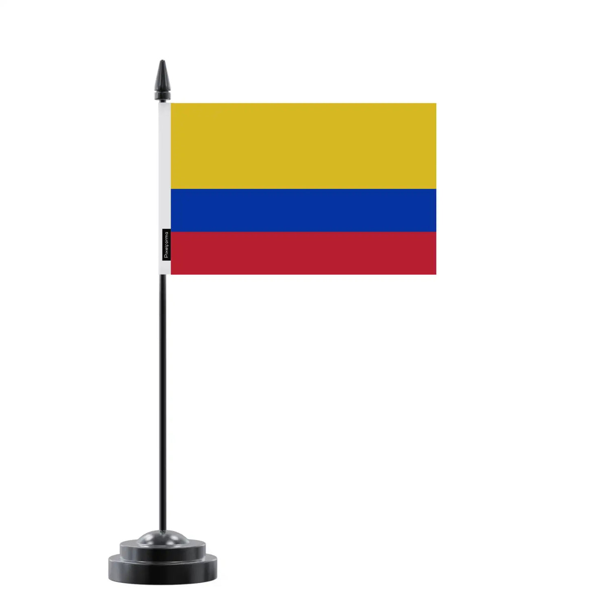 Drapeau de table colombie en polyester - pixelforma