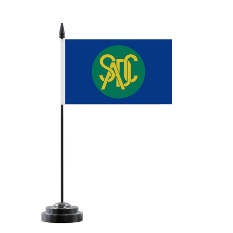 Drapeau de table communauté de développement d’afrique australe en polyester - pixelforma