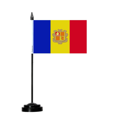 Drapeau de Table d'Andorre - Pixelforma