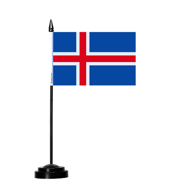 Drapeau de Table de l'Islande - Pixelforma