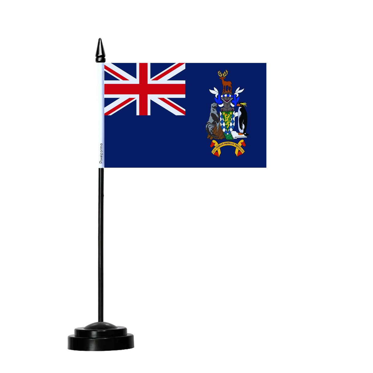 South Georgia and the South Sandwich Islands Table Flag - Pixelforma