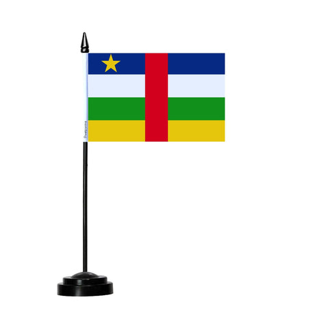 Central African Republic Table Flag - Pixelforma