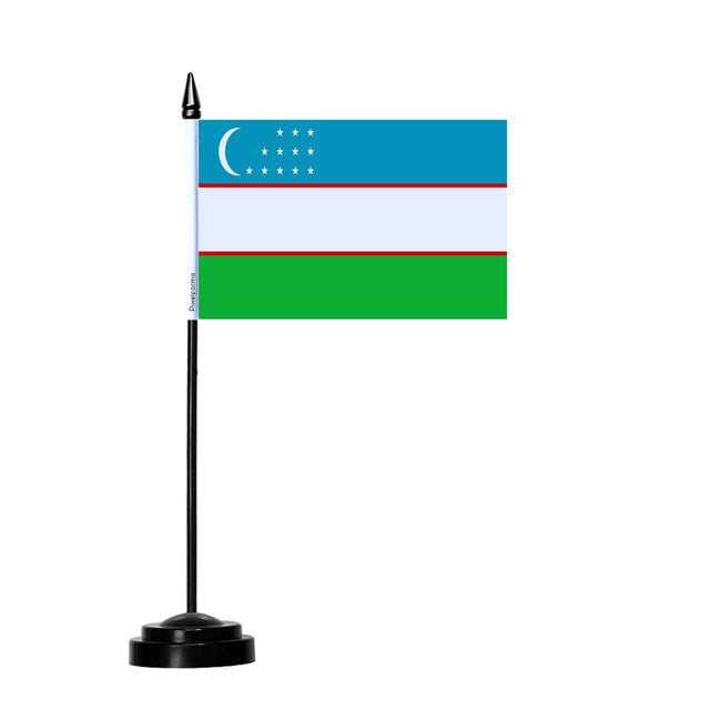 Table Flag of Uzbekistan - Pixelforma