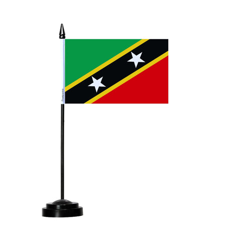 Saint Kitts and Nevis Table Flag - Pixelforma