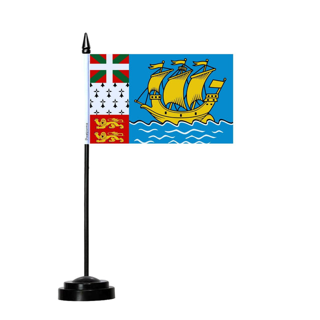 Drapeau de Table de Saint-Pierre-et-Miquelon - Pixelforma