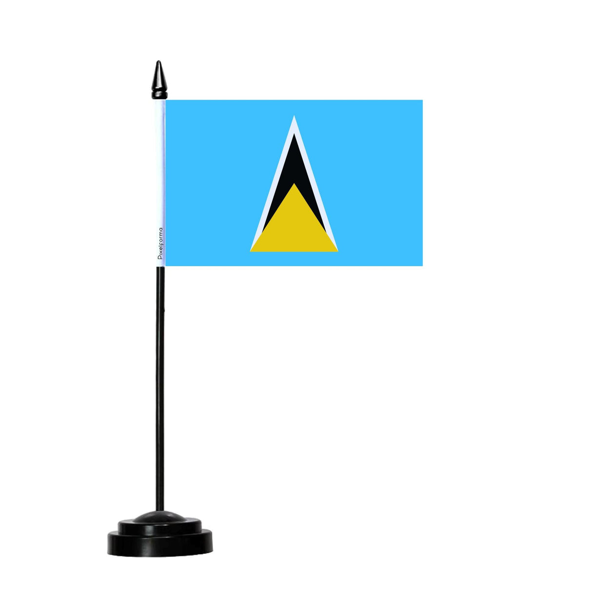 Saint Lucia Table Flag - Pixelforma