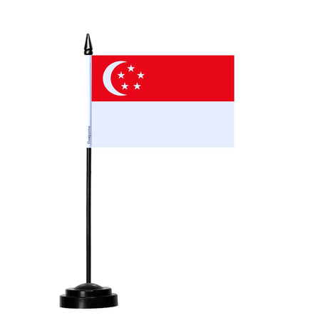Singapore Table Flag - Pixelforma