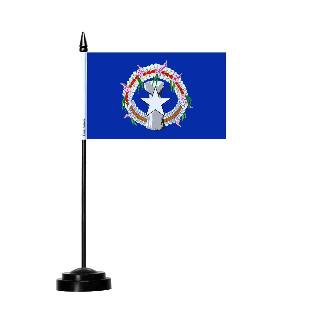 Drapeau de Table des Îles Mariannes du Nord officiel - Pixelforma