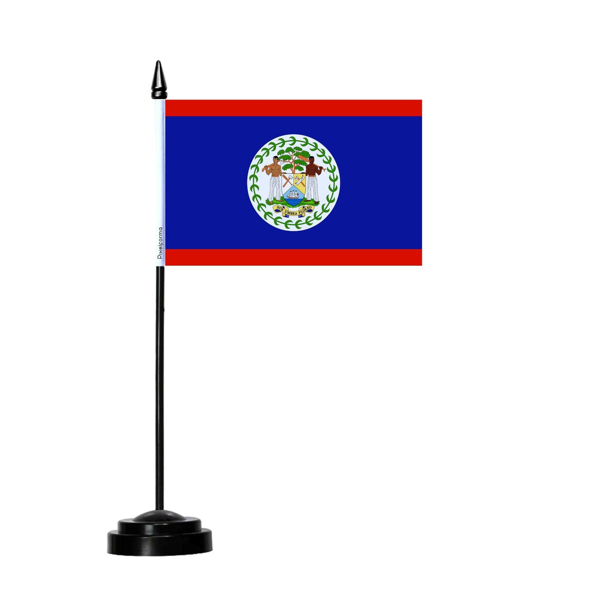 Belize Table Flag - Pixelforma