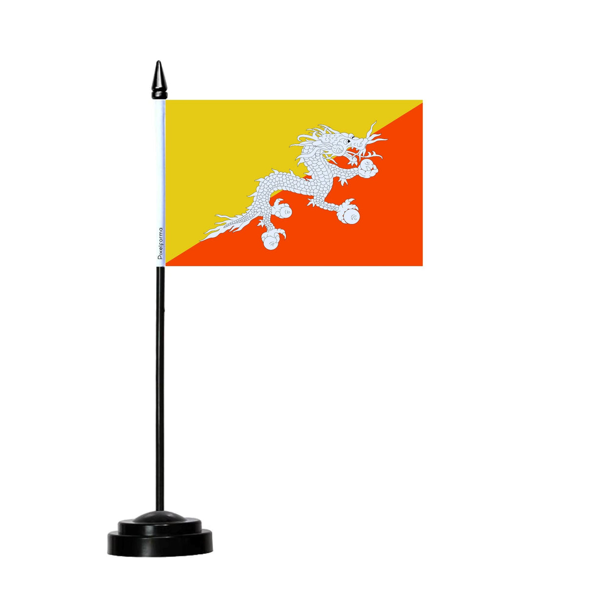 Bhutan Table Flag - Pixelforma