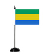Gabon Table Flag - Pixelforma