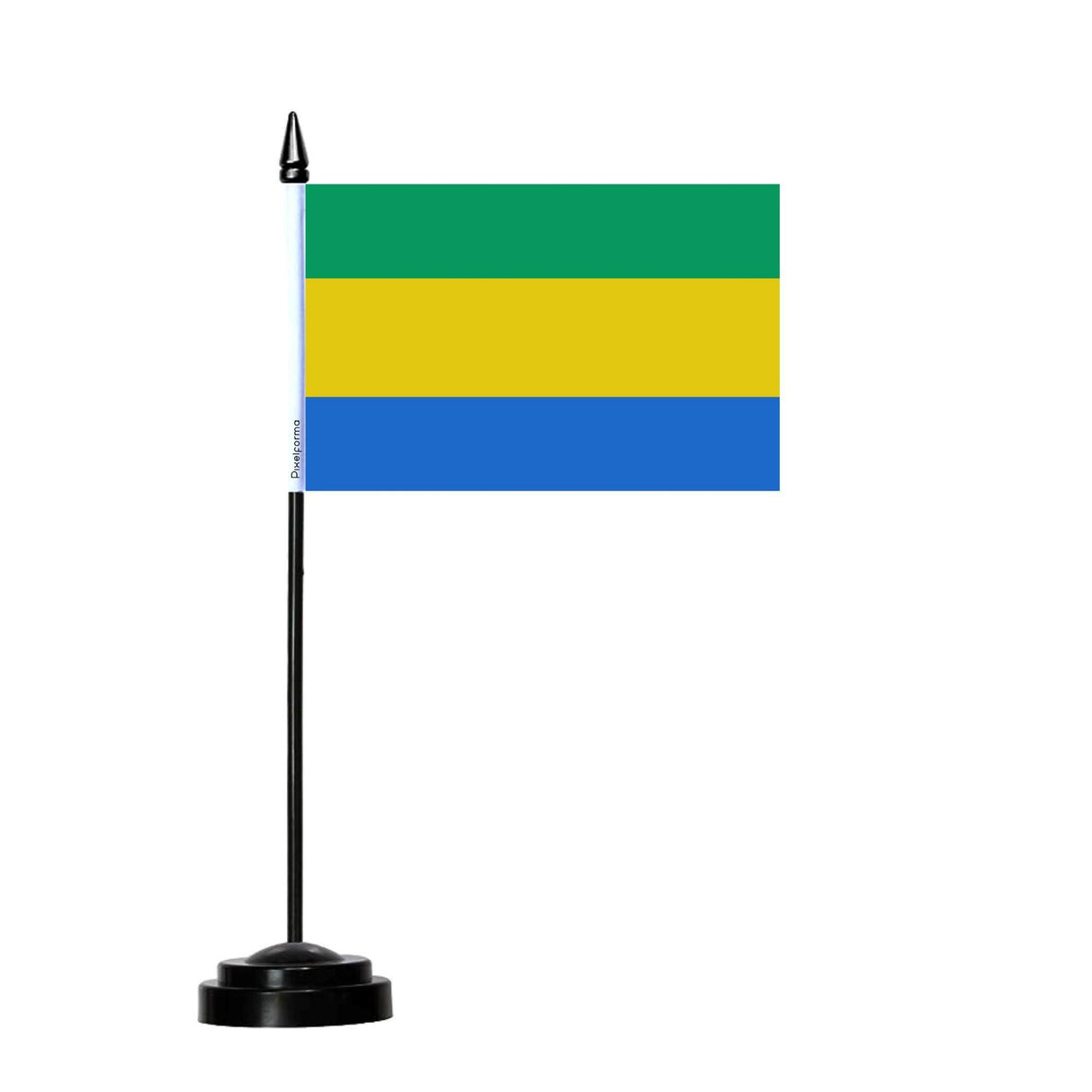 Drapeau de Table du Gabon - Pixelforma