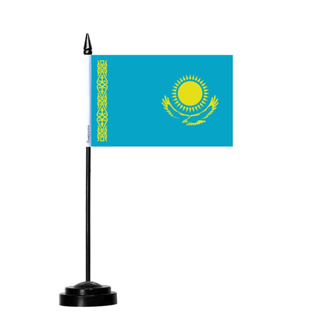Official Kazakhstan Table Flag - Pixelforma