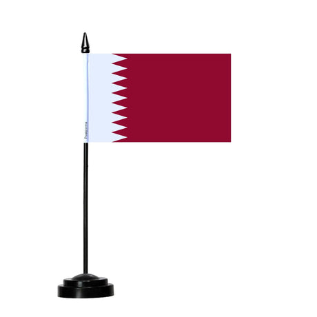 Qatar Table Flag - Pixelforma