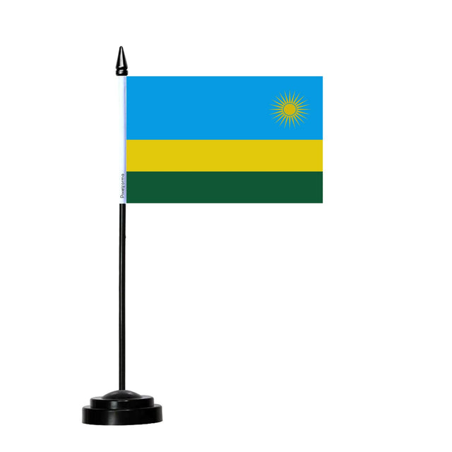 Rwanda Table Flag - Pixelforma