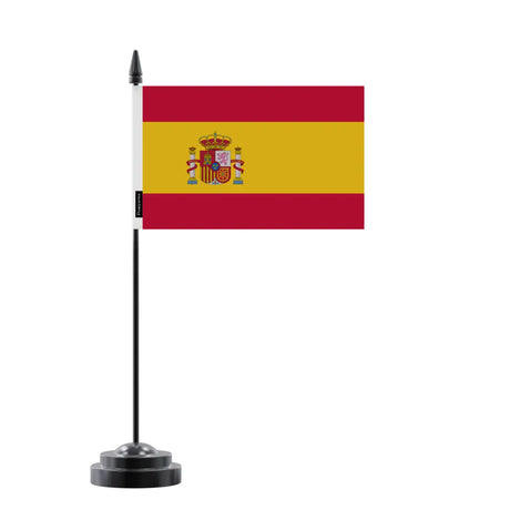 Drapeau de Table Espagne en Polyester - Pixelforma 