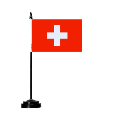 Drapeau de Table et armoiries de la Suisse - Pixelforma