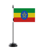Drapeau de table éthiopie en polyester - pixelforma