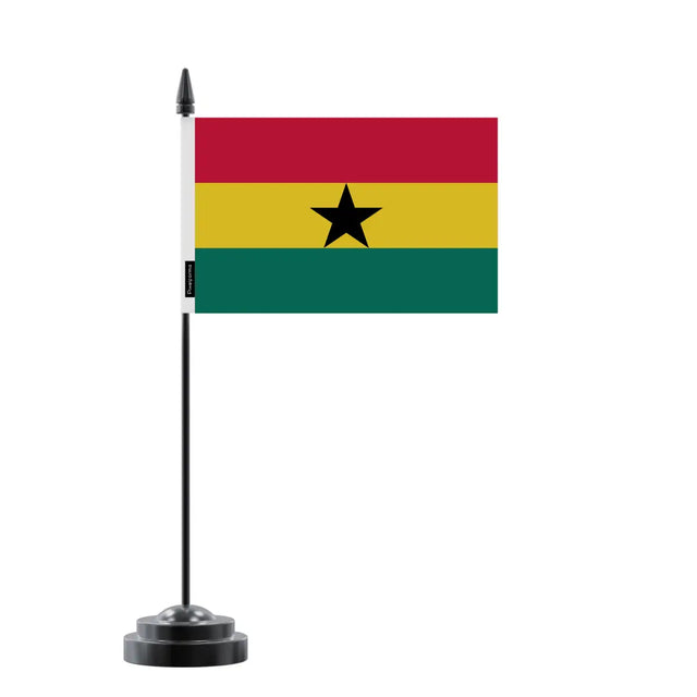 Drapeau de Table Ghana en Polyester - Pixelforma 