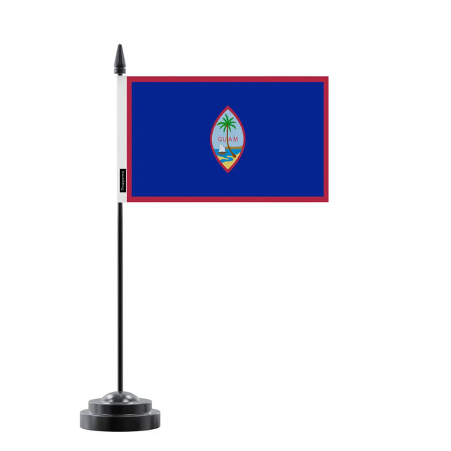 Drapeau de Table Guam en Polyester - Pixelforma 