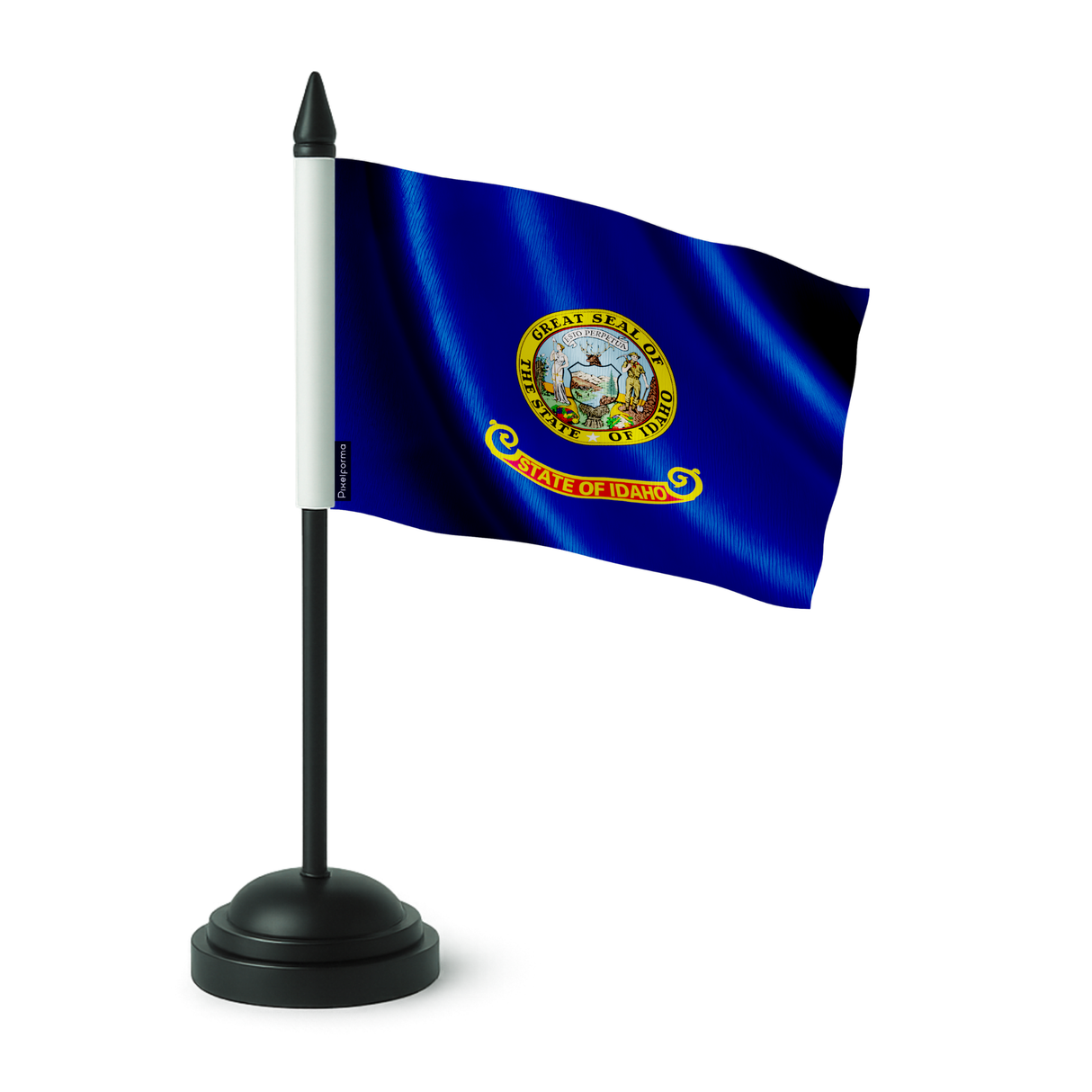 Drapeau de table idaho en polyester - pixelforma