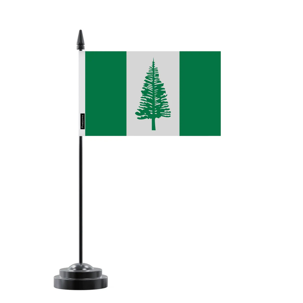 Drapeau de table île norfolk en polyester - pixelforma