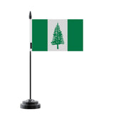 Drapeau de table île norfolk en polyester - pixelforma