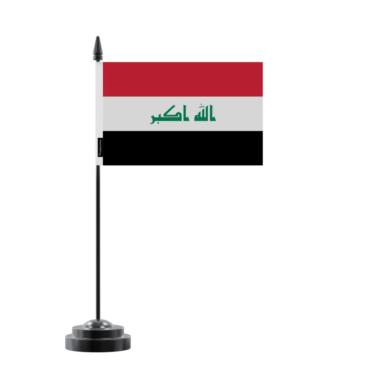 Drapeau de Table Irak en Polyester - Pixelforma 