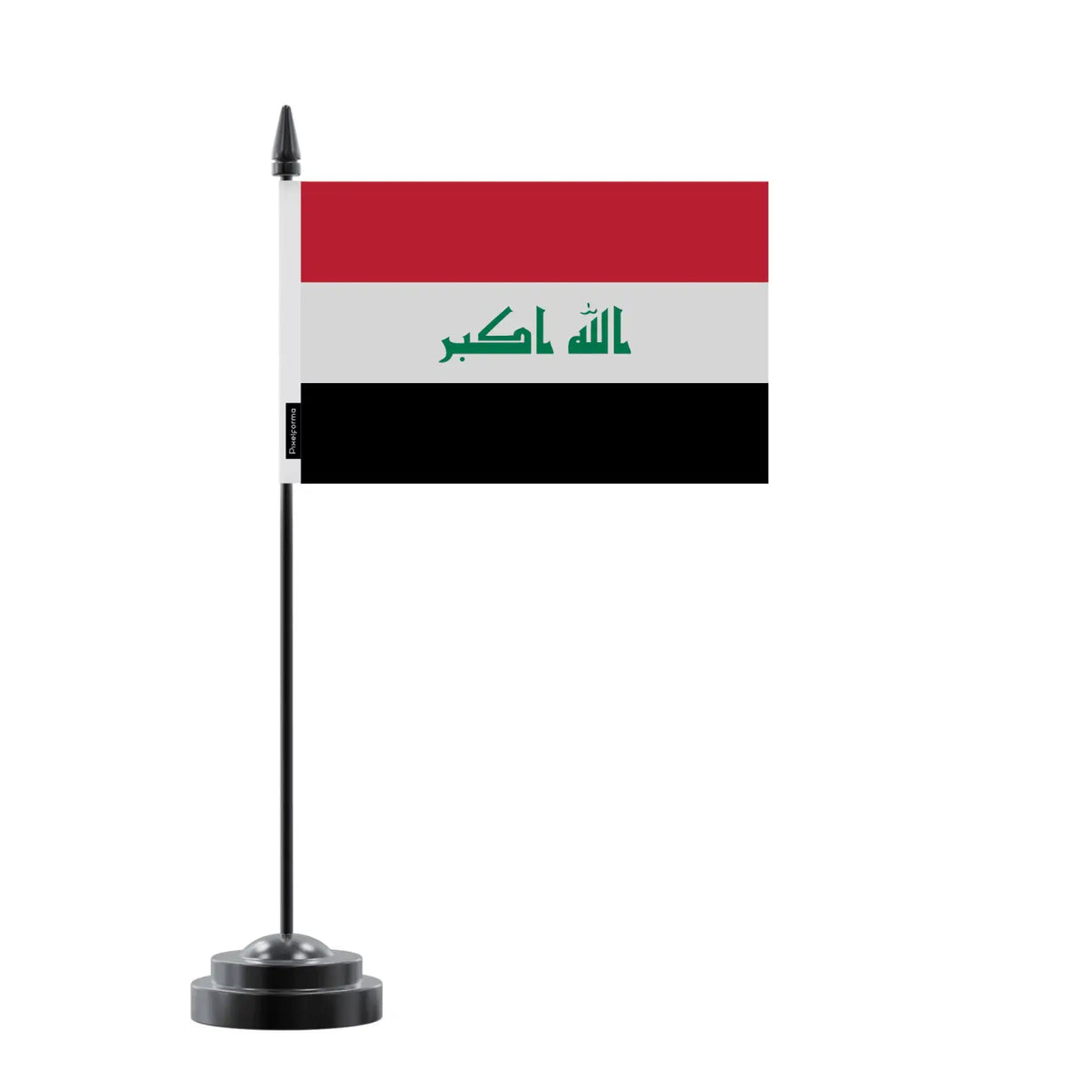 Drapeau de table irak en polyester - pixelforma