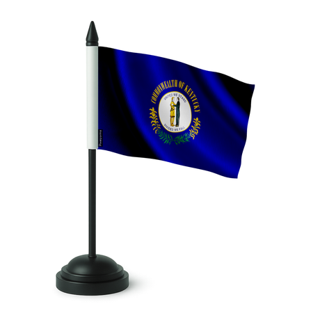 Drapeau de table kentucky en polyester - pixelforma