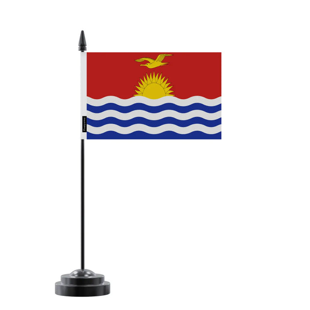 Drapeau de table kiribati en polyester - pixelforma