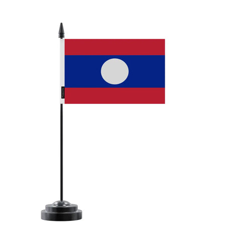 Drapeau de Table Laos en Polyester - Pixelforma 