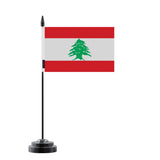 Drapeau de Table Liban en Polyester - Pixelforma 