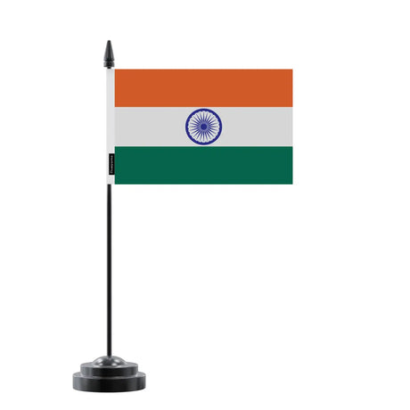 Drapeau de Table l'Inde en Polyester - Pixelforma 