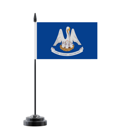 Drapeau de table louisiane en polyester - pixelforma