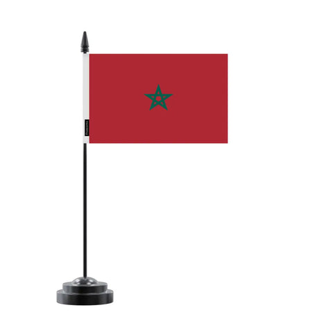 Drapeau de Table Maroc en Polyester - Pixelforma 