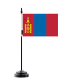 Drapeau de Table Mongolie en Polyester - Pixelforma 