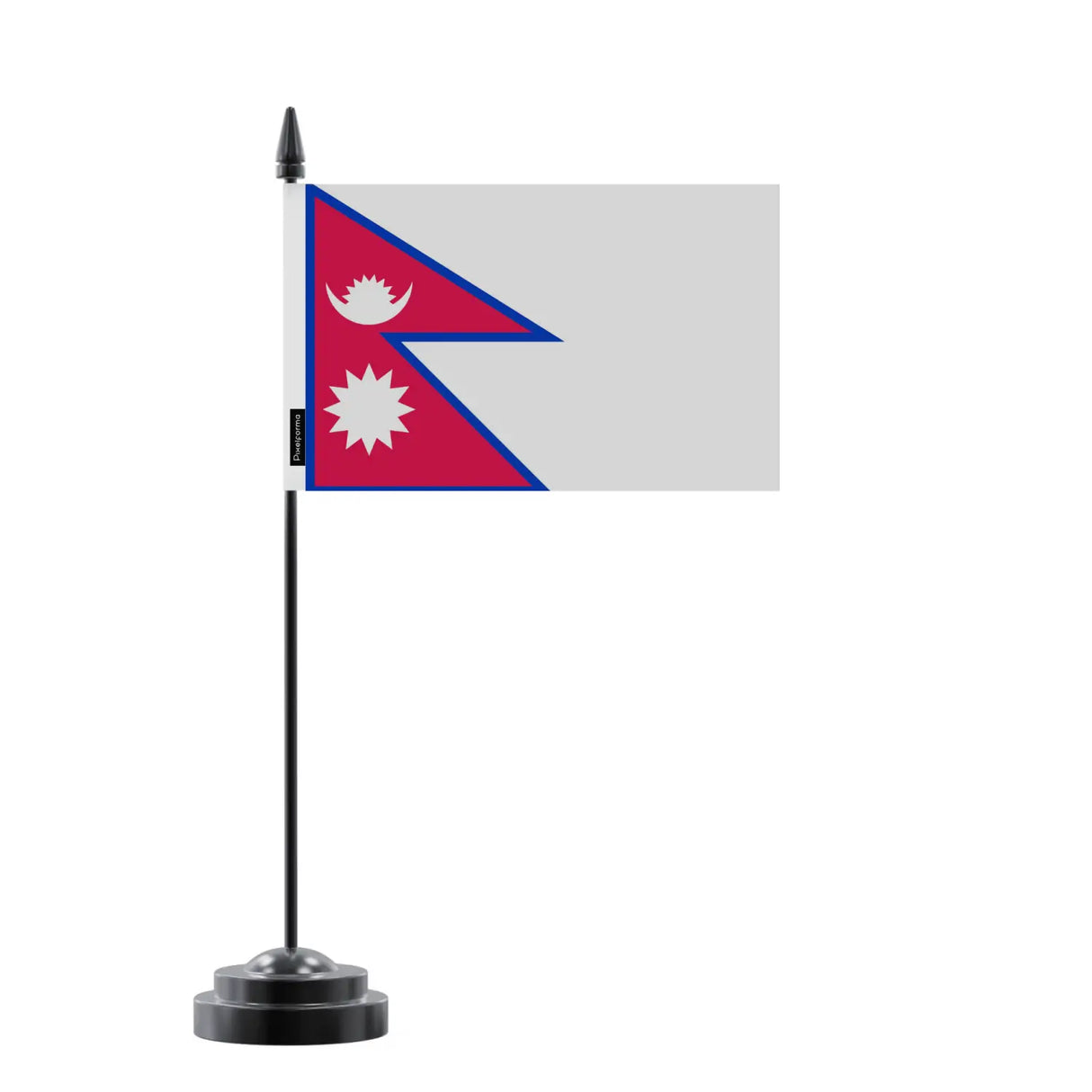 Drapeau de table népal en polyester - pixelforma