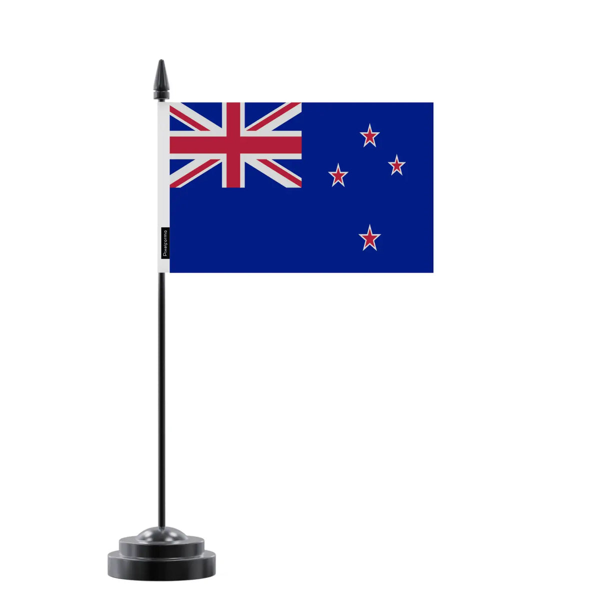 Drapeau de table nouvelle-zélande en polyester - pixelforma