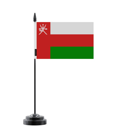 Drapeau de Table Oman en Polyester - Pixelforma 