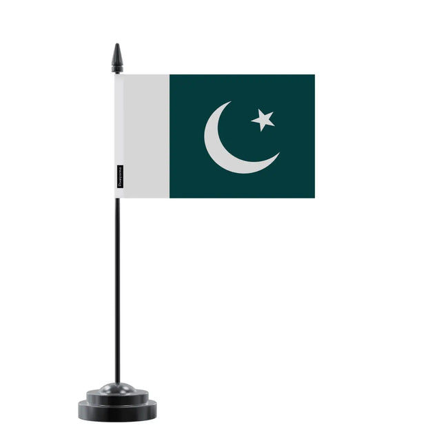 Drapeau de Table Pakistan en Polyester - Pixelforma 