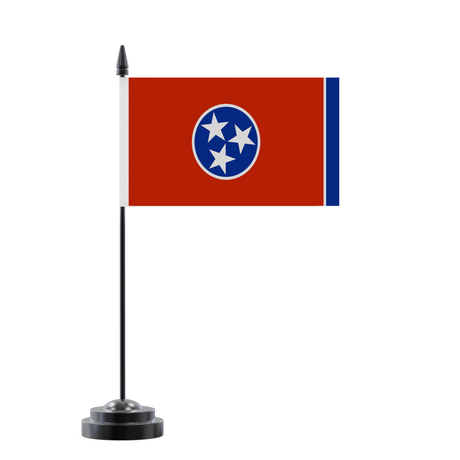 Drapeau de table tennessee en polyester - pixelforma