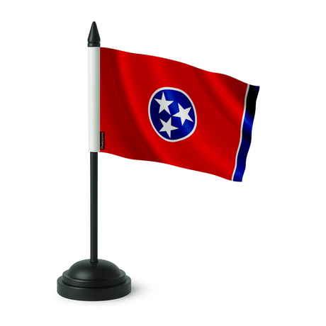 Drapeau de table tennessee en polyester - pixelforma